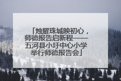 烛耀珠城映初心，师德报告启新程——五河县小圩中心小学举行师德报告会